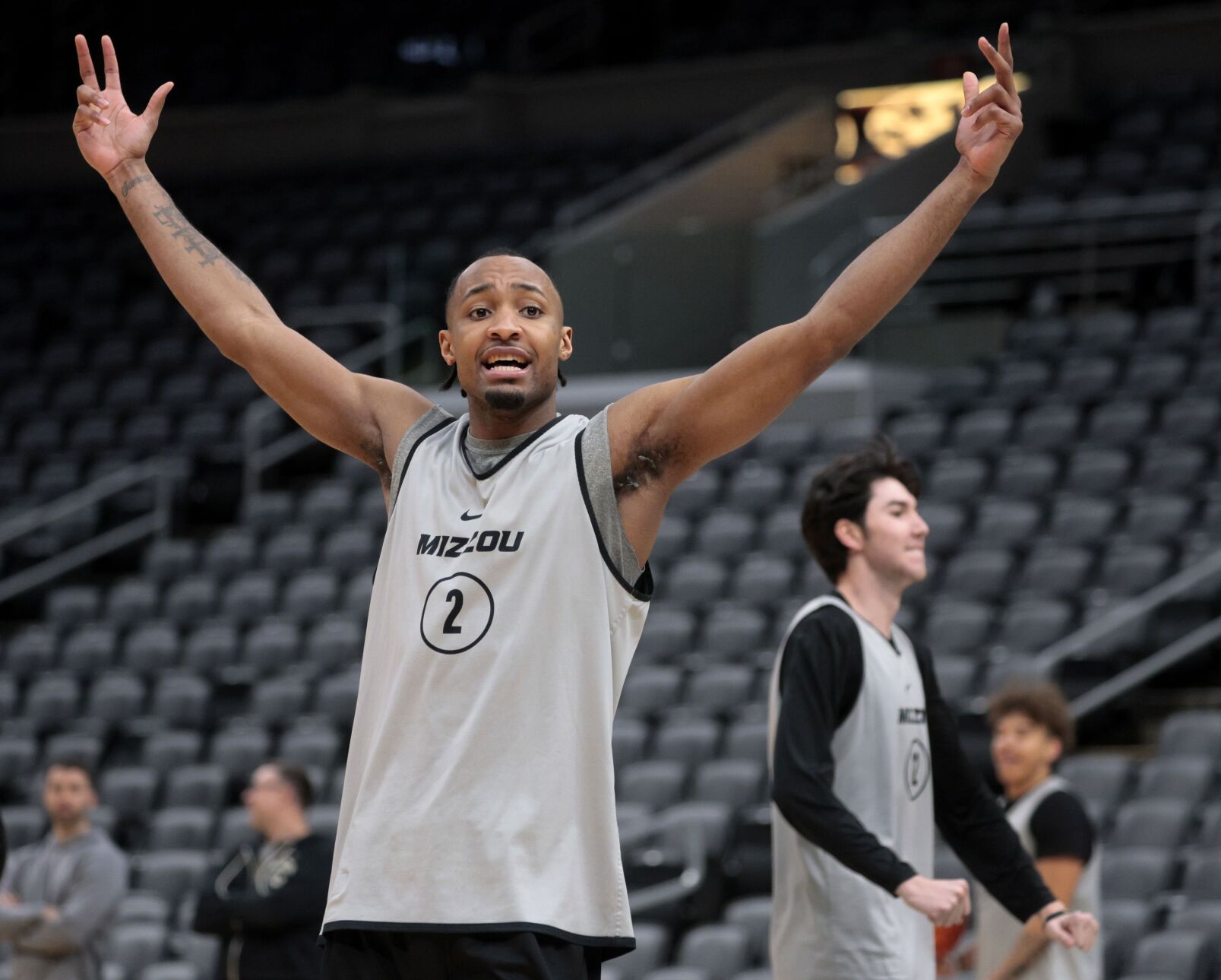 Mizzou practices before Braggin' Rights game
